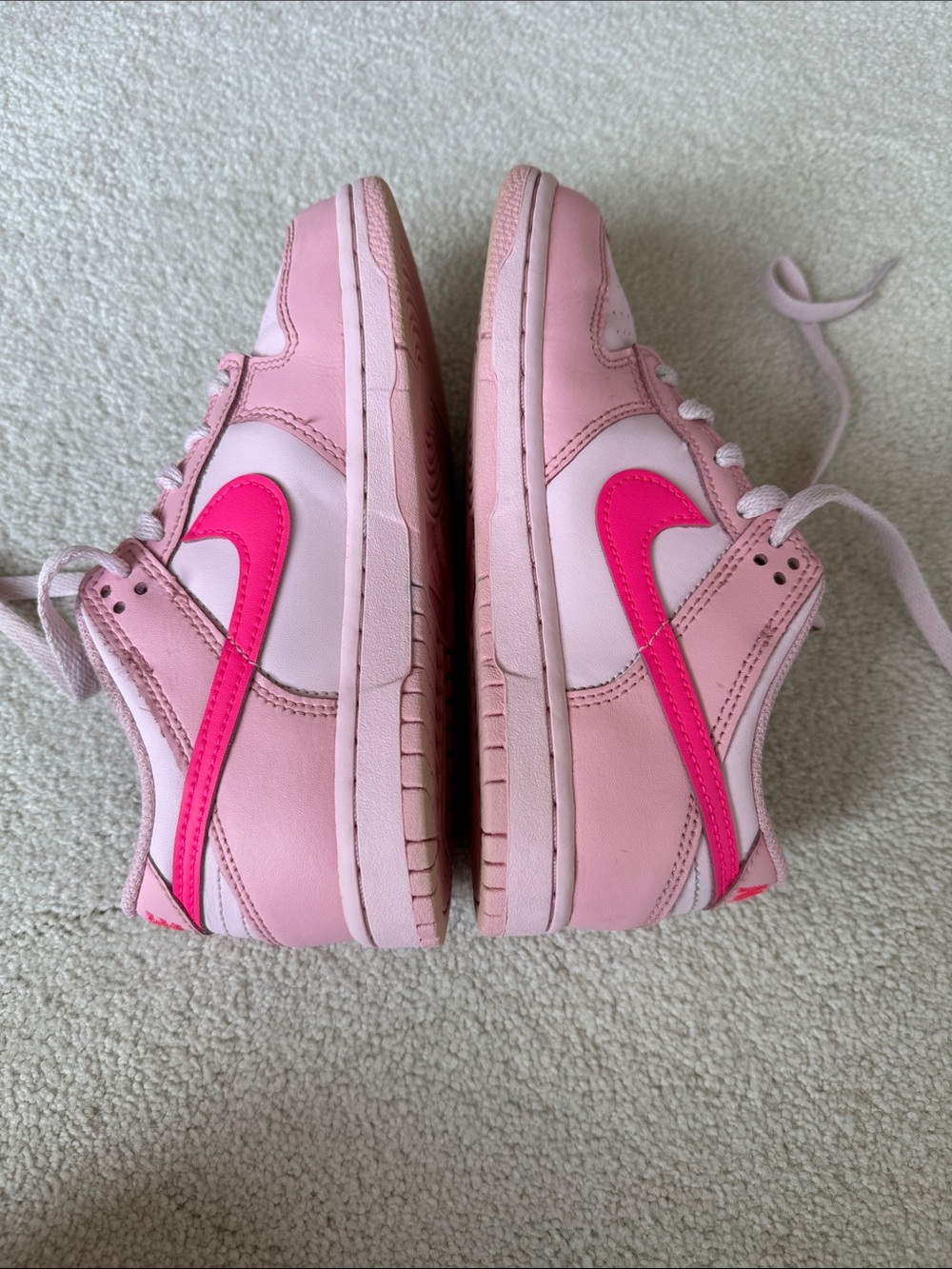 Nike Dunk Low Girls’ Pink Sneakers - Picture 6 of 6